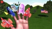 FINDING NEMO Finger Family & MORE | Nursery Rhymes for Children | 3D Animation