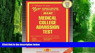 Price Medical College Admission Test (MCAT) Passbooks On Audio