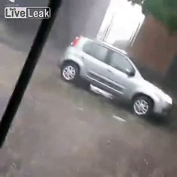 Instant Karma The justice car knocks down the thief