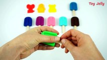 Do It Yourself Glitter Play Dough Popsicles Ice Cream with Mold DIY Fun Cookie Cutters for Kids