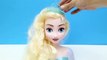 Disney Frozen Elsa Styling Head hair designs beauty doll