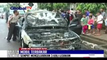 Sebuah Mobil Terbakar Akibat Konsleting Dibagian Mesin di Jambi