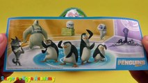 5 Kinder Surprise Eggs Opening - Kinder Überraschung Maxi - Penguins of Madagascar Toys, Batman Toys