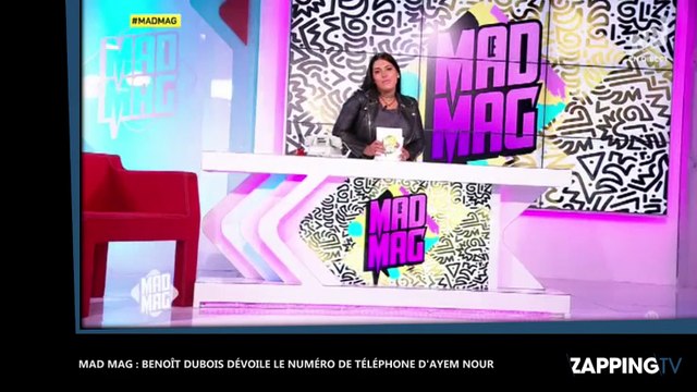 Mad Mag - Ayem Nour : son numéro de téléphone dévoilé par Benoît Dubois (VIDEO)