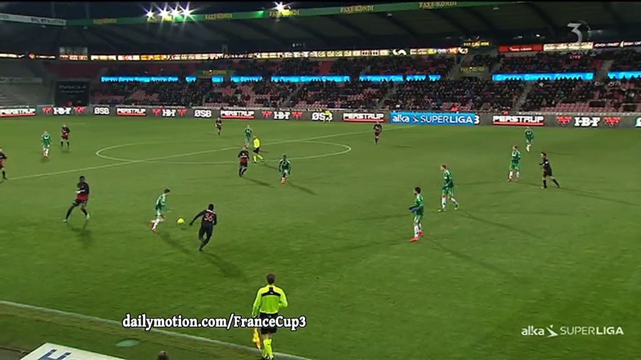 Rasmus Nissen Kristensen Goal HD - Midtjylland 1-0 Odense - 28-11.2016