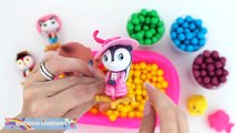 Learn Colors Baby Doll Bath Time with Sheriff Callie and Gumballs RainbowLearning