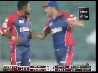 রংপুরকে হারিয়ে শেষ চারের স্বপ্ন বাঁচিয়ে রাখলো রাজশাহী