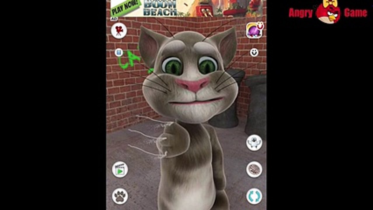 TALKING TOM CAT Game App For Kids Cartoon Movie Enjoy!