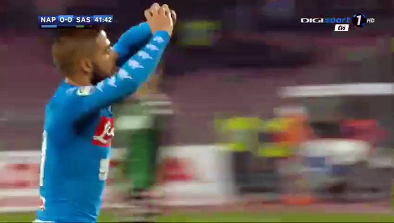 Lorenzo Insigne Goal HD - Napoli 1-0 Sassuolo - 28-11.2016