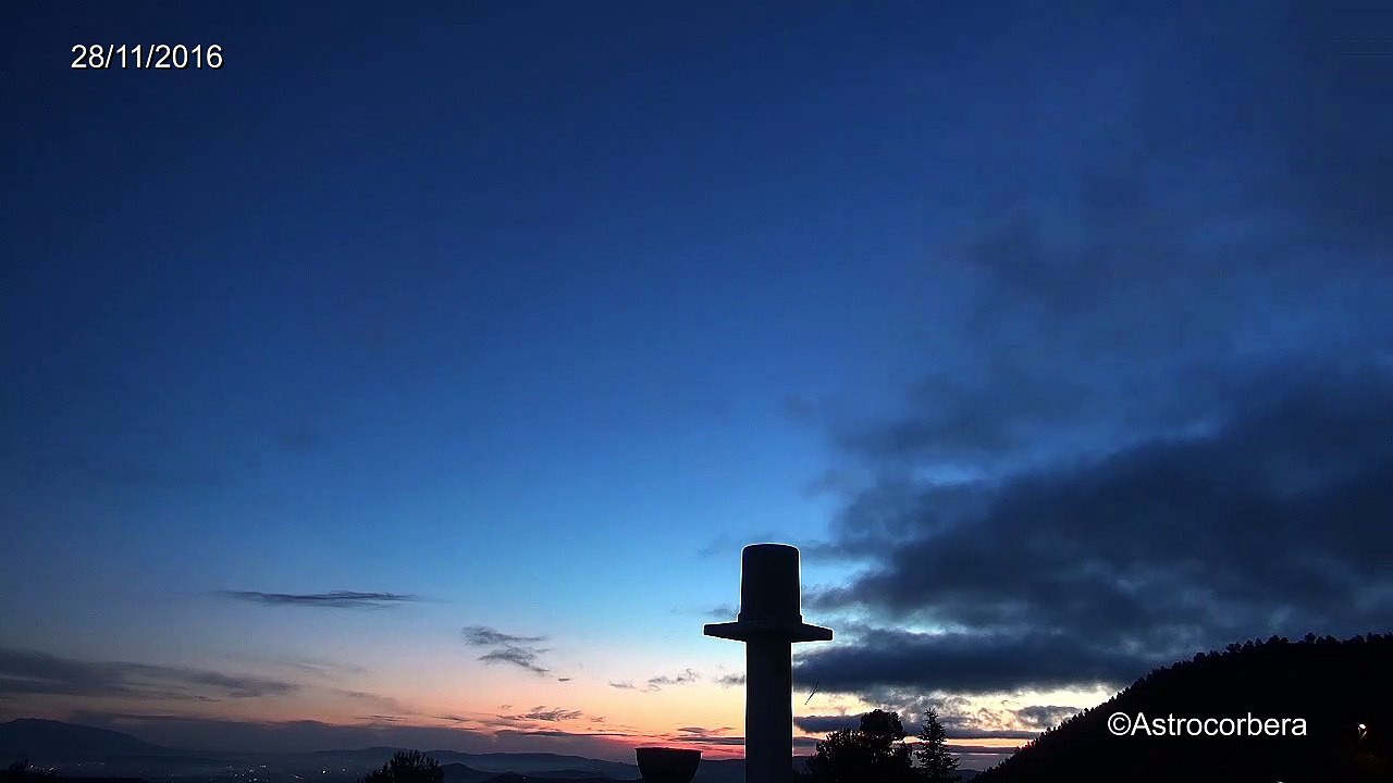 Timelapse  28/11/2016