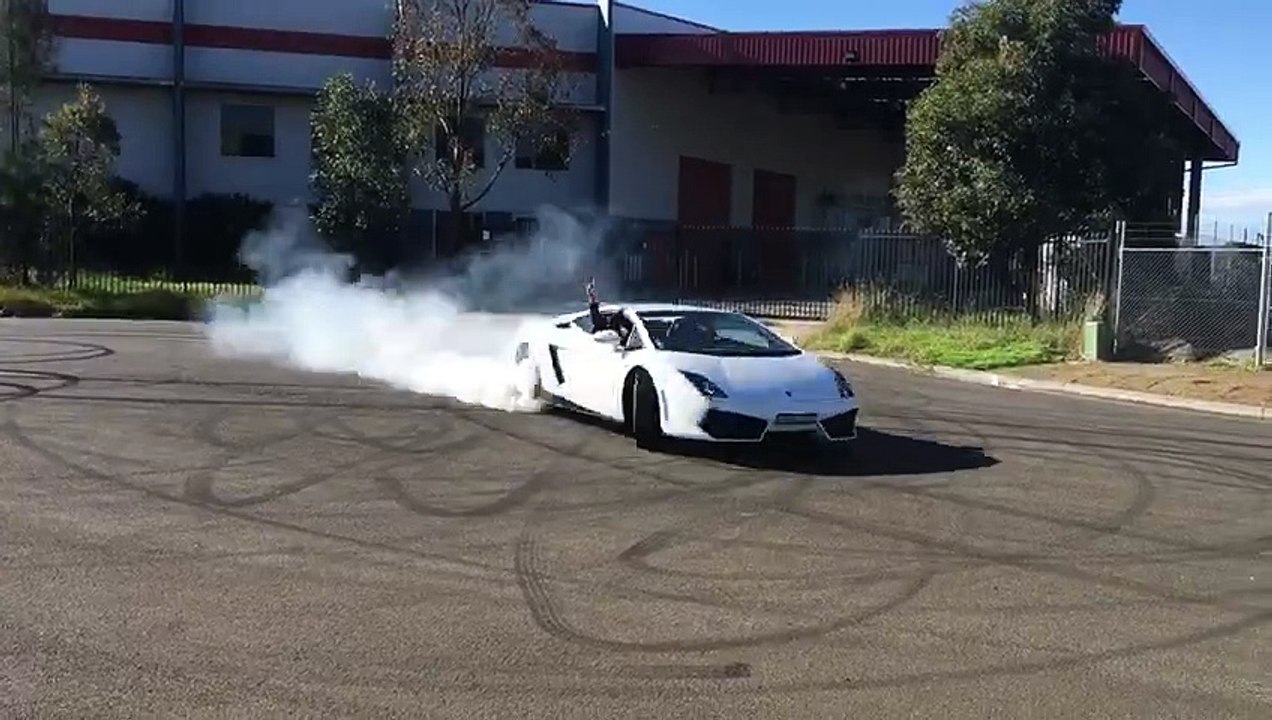 Lambo Drift Driven by a Madman