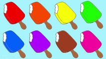 Learn Colors with Rainbow Popsicle Ice Cream Peppa Pig Coloring Pages (22)