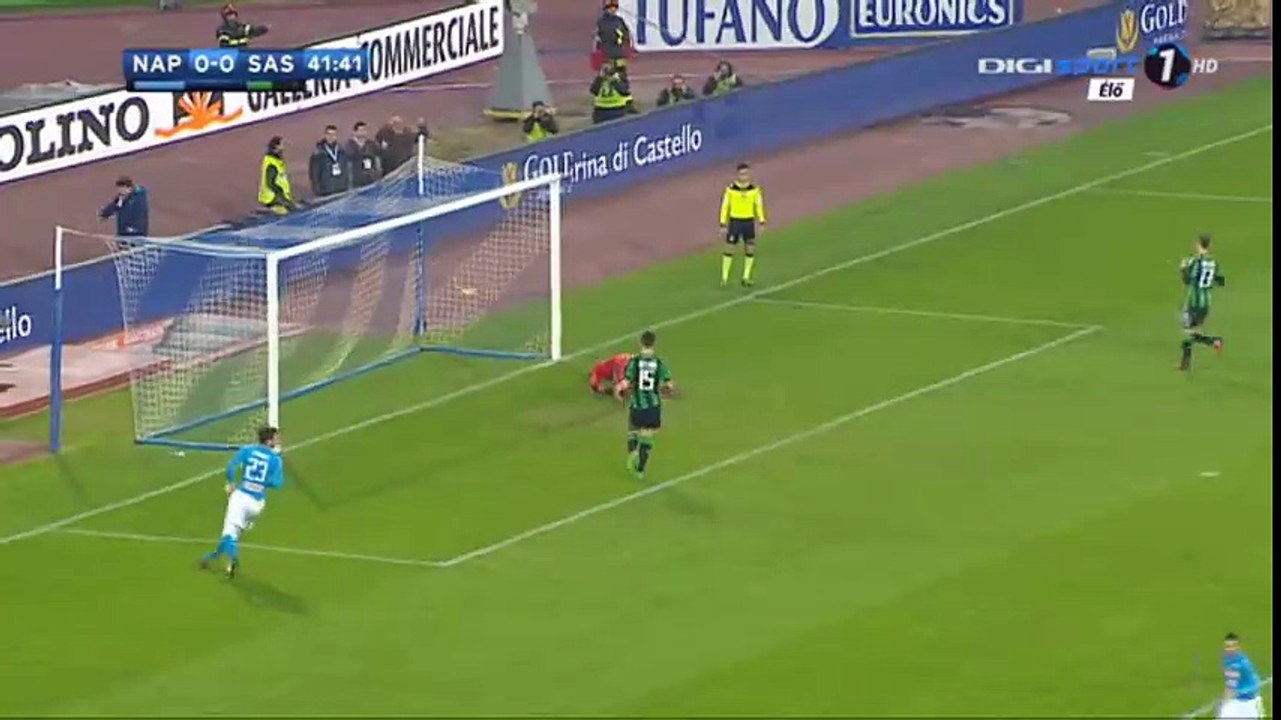 Lorenzo Insigne Goal HD - Napoli 1-0 Sassuolo - 28-11.2016