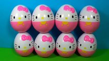 HELLO KITTY eggs surprise Unboxing 8 Hello Kitty surprise eggs HELLO KITTY Hello Kitty 킨더 서프라이즈