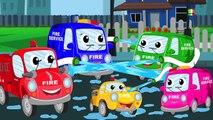 fuoco camion dito Famiglia | filastrocche | Nursery Rhyme | Learn Vehicle | Fire Truck Finger Family