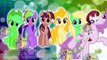 My Little Pony Transforms - Color Swap Mane Alicorns Princess Twilight - Coloring Videos For Kids