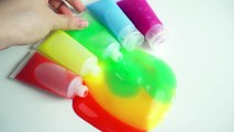 DIY How To Make Colors Toothpaste Slime and Learn Colors Bubble Gum Kinetic Sand Eggs Surprise