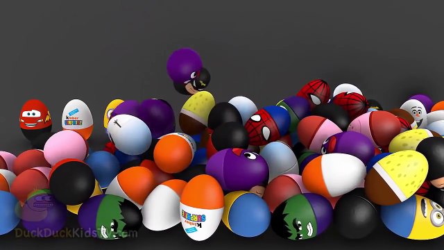 Learn to Count Numbers 1 to 20 with 3D Train Glowing Eggs 123 Surprise for Toddlers DuckDuckKidsTV