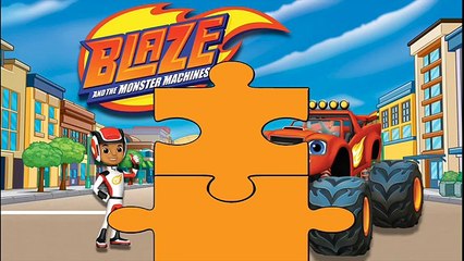 BLAZE AND THE MONSTER MACHINE | Super Fun Jigsaw Game #Animation For Kids & Toddlers