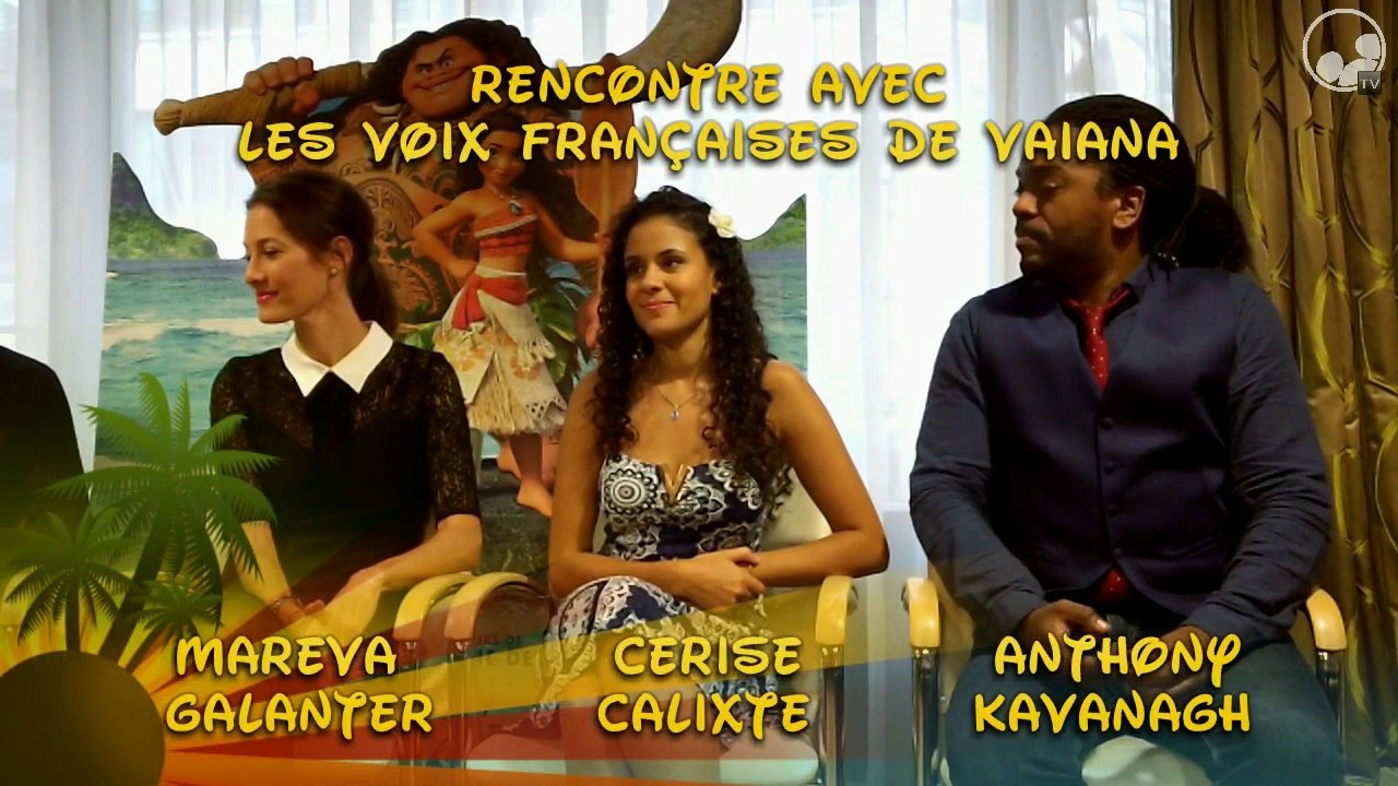 Interview des voix françaises de Vaiana, la Légende du Bout du Monde