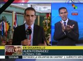 Jóvenes cubanos rinden homenaje a Fidel Castro