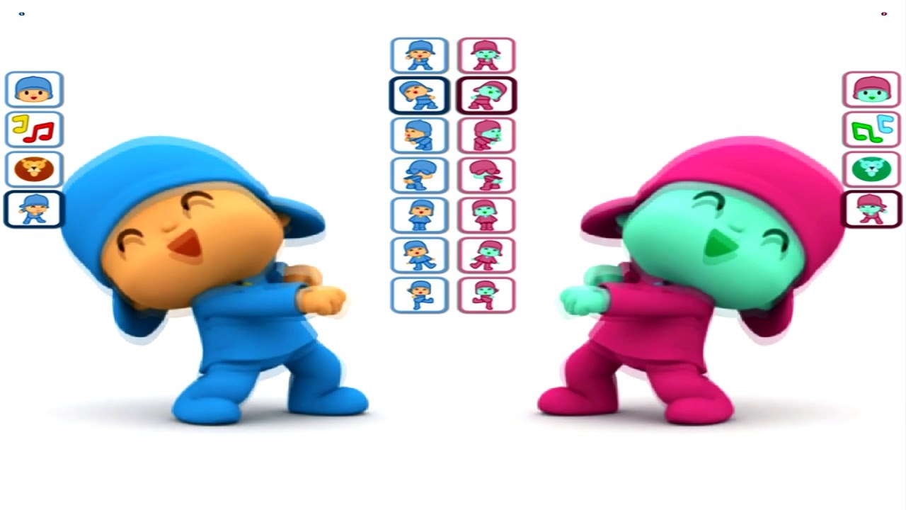 Learn Dance With Talking Pocoyo Colours for Kids Children Toddlers Baby Play Videos 2016