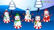 Snow Man Christmas Cartoon Finger Family Song | Snowman Finger Family Nursery Rhymes in English