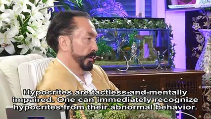 Hypocrites are obtuse, schizophrenic people