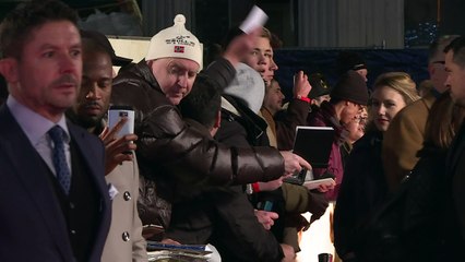 Liam Payne puts on a smile at I Am Bolt world premiere