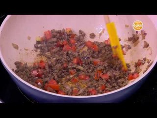 ملوخية باللحمة المفرومة | نجلاء الشرشابي