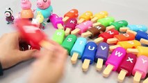 Peppa Pig English Learn Alphabet ABC Tayo the Little Bus Numbers Colors Kinder Joy Toy Surprise Yo