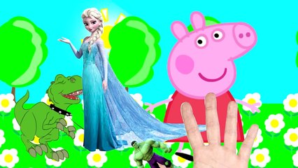 Download Video: Finger Family collection Peppa Pig SpiderMan Superheroes Nursery Rhymes Lyrics and More For kids