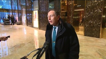 Petraeus describes 'very good' meeting with Trump