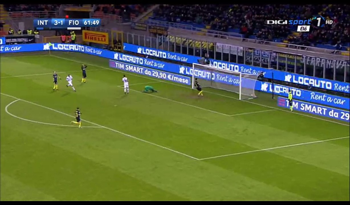 Josip Ilicic Goal HD - Inter 3-2 Fiorentina - 28.11.2016