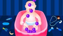 Baby doll bath time learn colors, 3D Baby doll bath time Play Learn colours