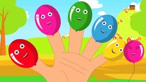 Luftballons Finger Familie | Finger Familie Song | beliebte Kinderlied | Balloons Finger Family