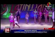 Tacna: niña Campeona Mundial de Salsa pide apoyo para defender su título