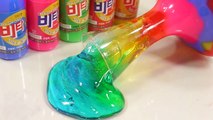 비타민 젤리 몬스터 무지개 액체괴물 만들기!! 흐르는 점토 액괴 클레이 슬라임 장난감 놀이 DIY How To Make Rainbow Slime Toys Kit