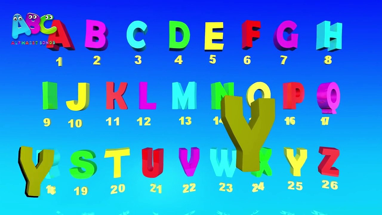 Letter Y Song for Children | 3D Animation Nursery Rhymes | English Alphabet Songs for Children |