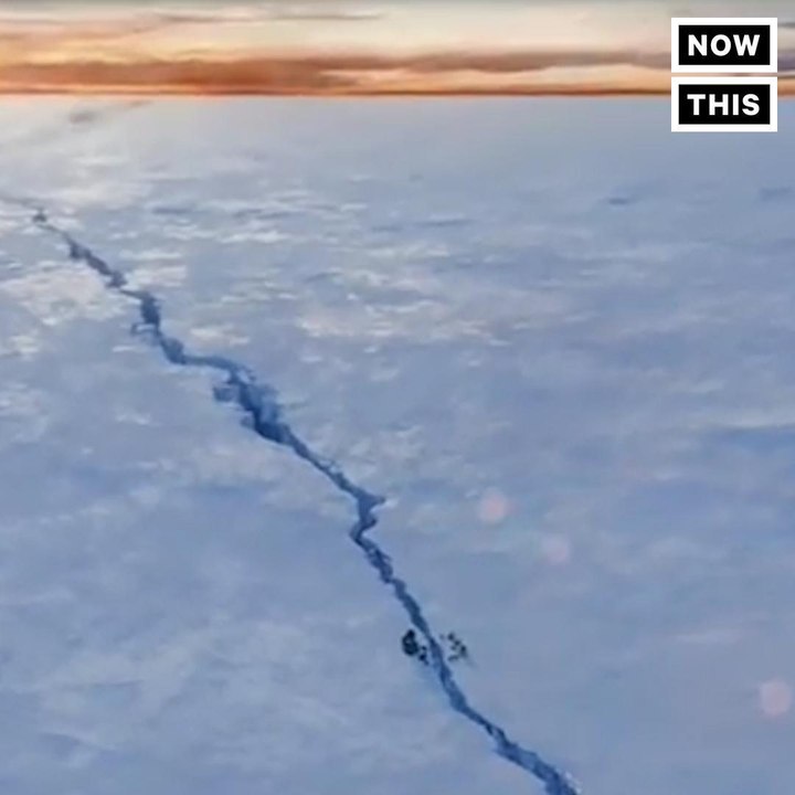 Massive Frozen Lake On Mars
