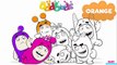 Learn Colors with Oddbods Coloring Book Episode Transforms Colors DIY Activity For Children