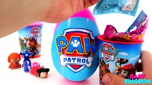 Paw Patrol Giant Egg Surprise Balls Surprise Cups Fun For Kids Nick Jr Toy Surprises