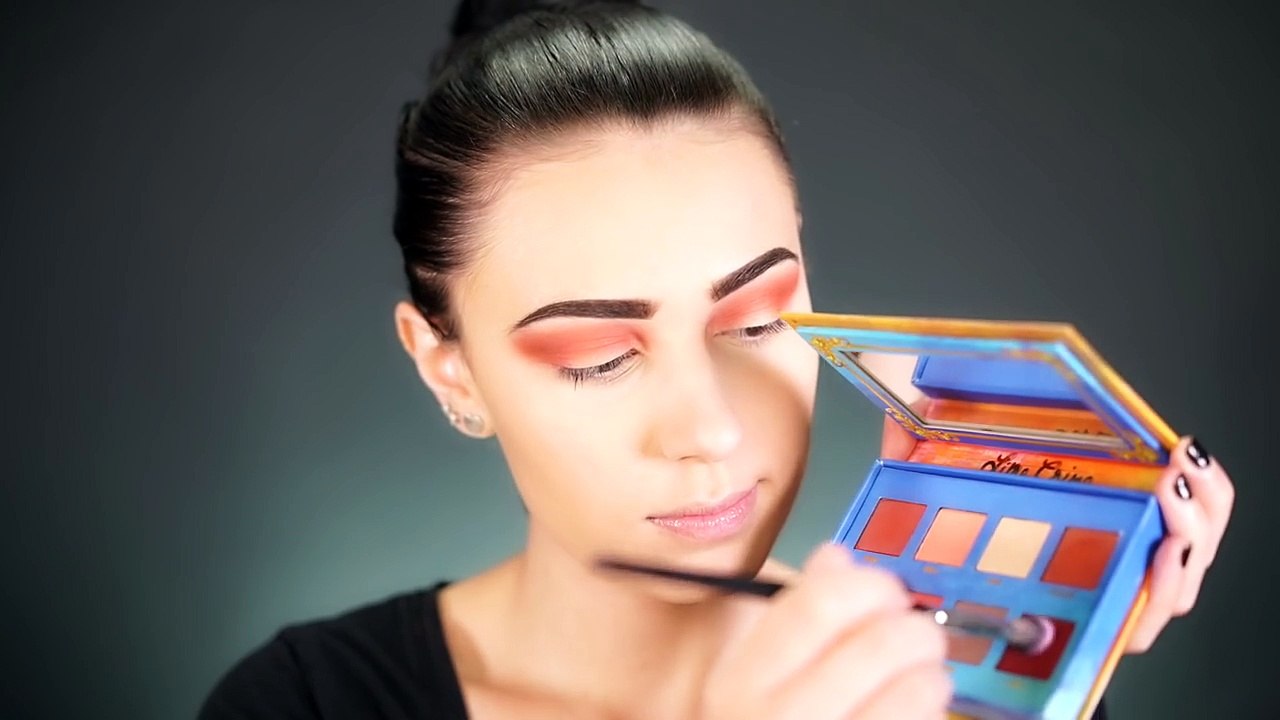 ❤️ Smokey Eyes & Glitter Lips Makeup Tutorial   Victoria Lyn Beauty