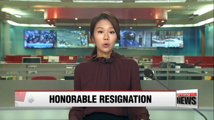 President Park's loyal party members urge her to step down