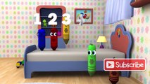 Five Little Monkeys - 3D Nursery Rhymes | Color Crew 3-D Animation | 3D Rhymes for Kids | BabyFirst