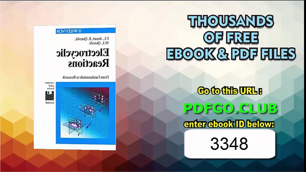 Electrocyclic Reactions_ From Fundamentals to Research