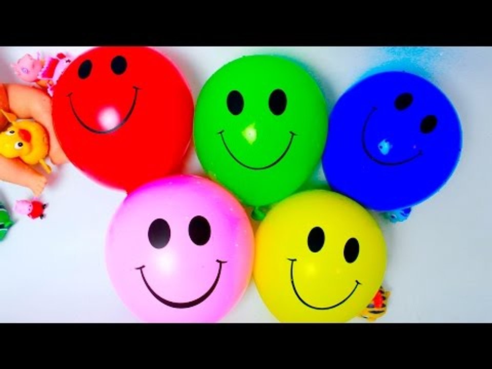 NEW Finger Family Song for Learning Colors water balloons - Baby Songs Nursery Rhymes for children