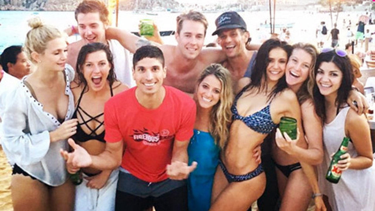 Nina Dobrev Flaunts Toned Abs In Tiny Bikini