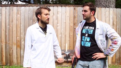 Air Pistol Vs Candle Challenge - The Slow Mo Guys