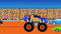 Monster Truck Red Bull Videos For Kids | Monster Trucks For Children